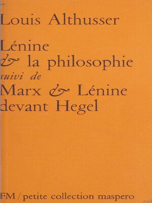 cover image of Lénine et la philosophie